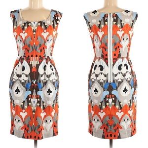 Maggy London Ikat Print Dress